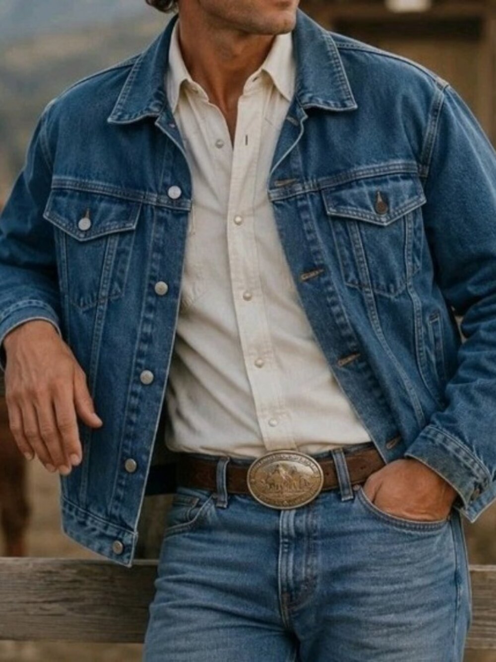Wrangler Hero Denim Jean Trucker Jacket Men's XL